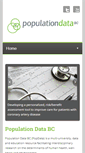 Mobile Screenshot of popdata.bc.ca